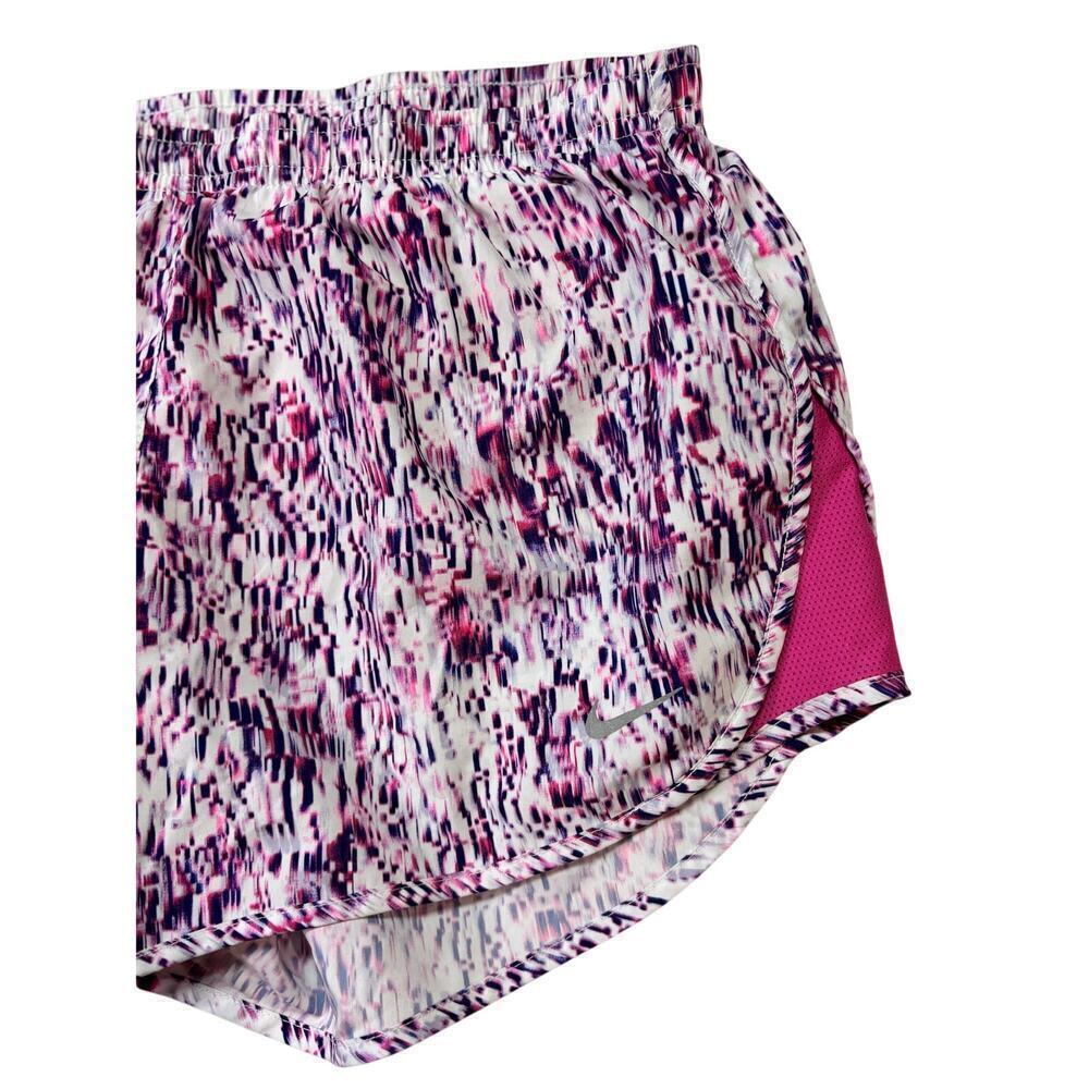 Nike Dri Fit Women's Medium Pink & Purple Speckled Activewear Shorts, Basketball - Picture 4 of 7